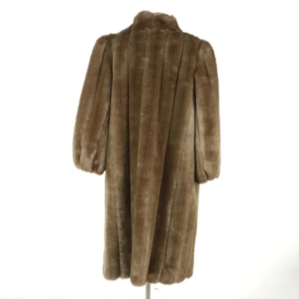 EUC Women’s Gorgeous Vintage Faux Fur Coat - Picture 9 of 14